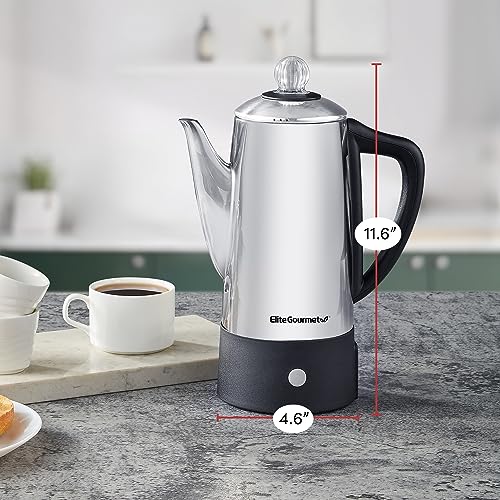 12-Cup Stainless Steel Electric Coffee Percolator W283