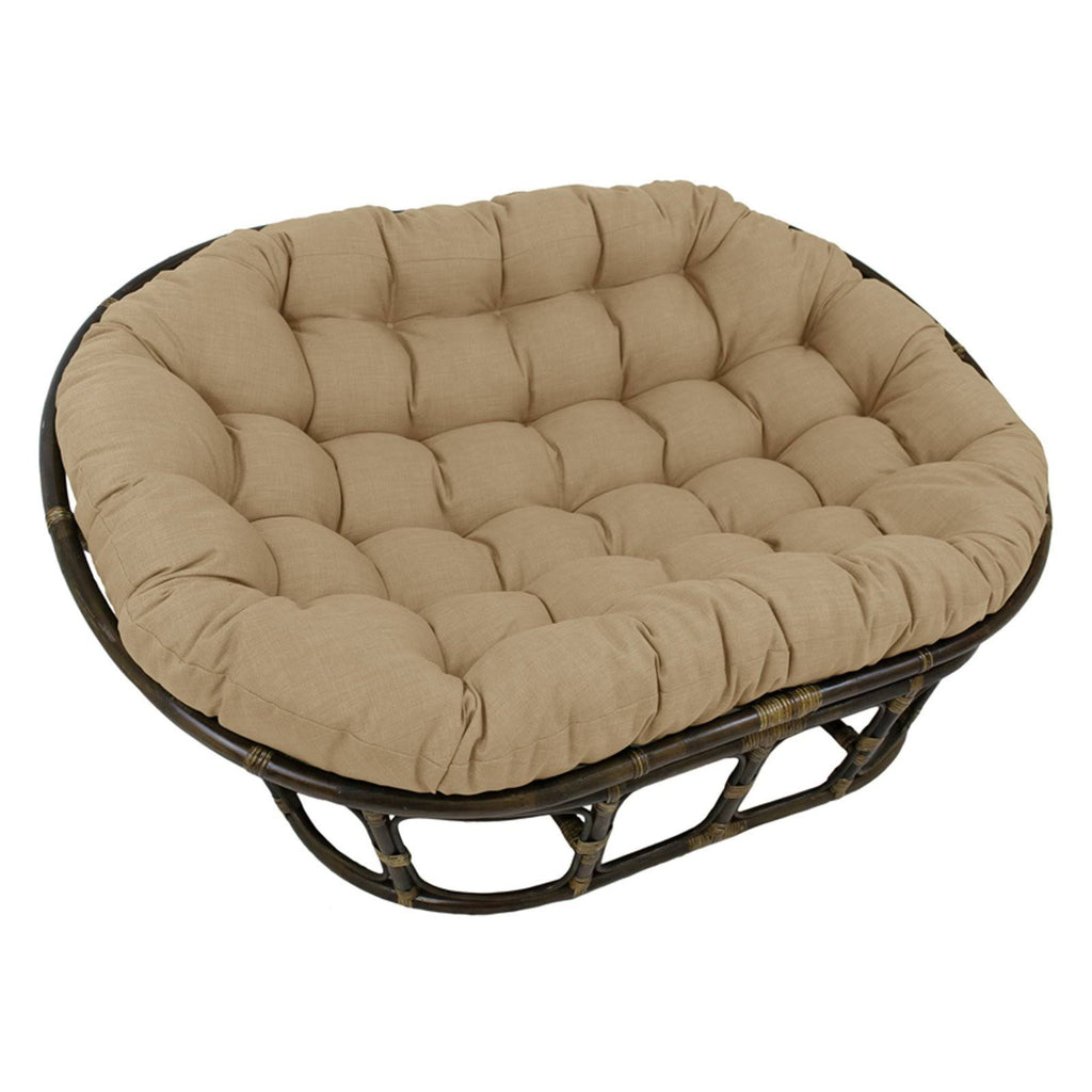 Wheat Double Papasan Loveseat O317608