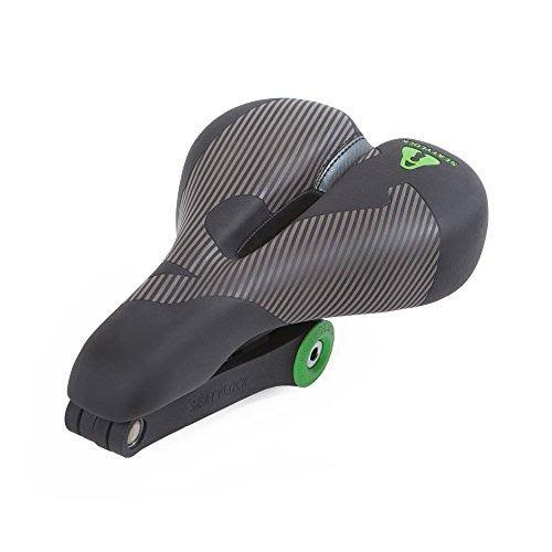 White Bicycle Saddle Lock F5790