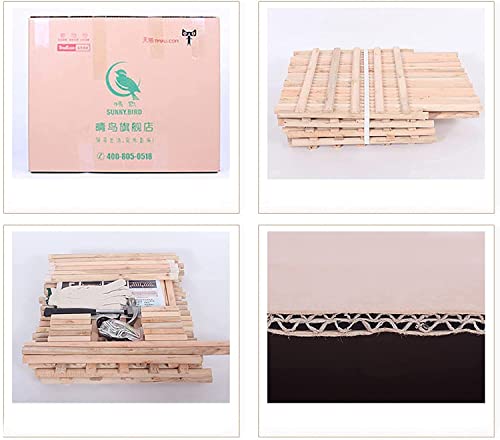 Solid Wood 168 * 130cm Wardrobe S7658