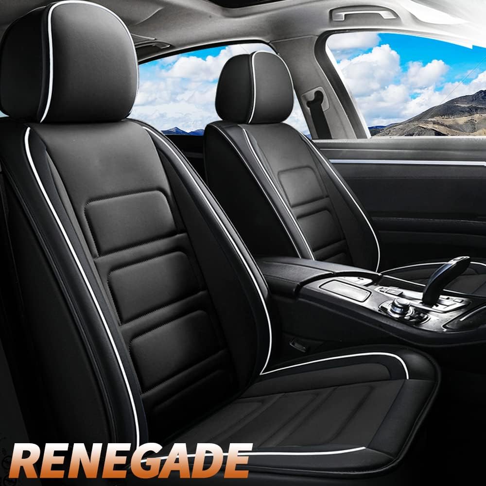 Waterproof Faux Leather Full Set Car Seat Covers C822