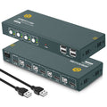 KVM Switch HDMI 4 Port, UHD 4K@60Hz, 4 USB2.0, Pack of 2 S9650