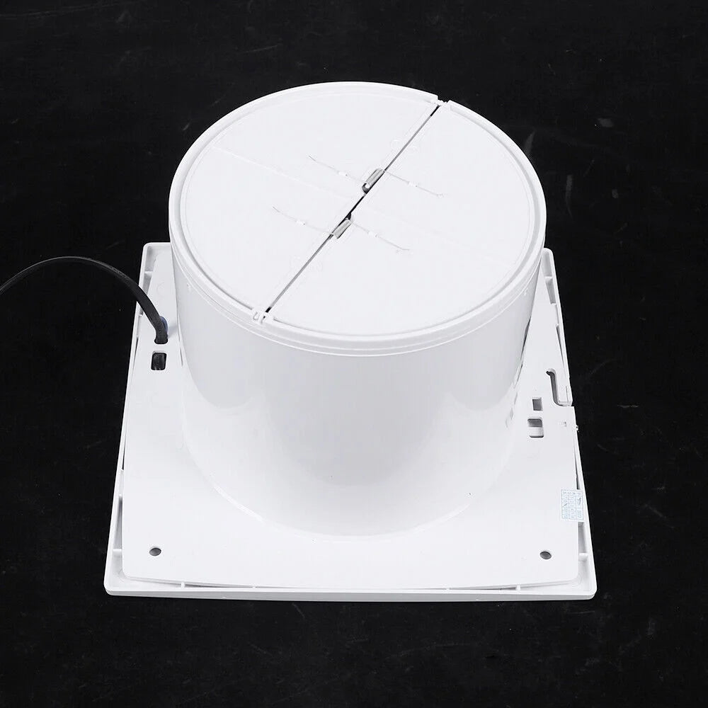 Wall-Mounted Square Exhaust Fan 6" Ventilation Extractor Fan 110V Y2002