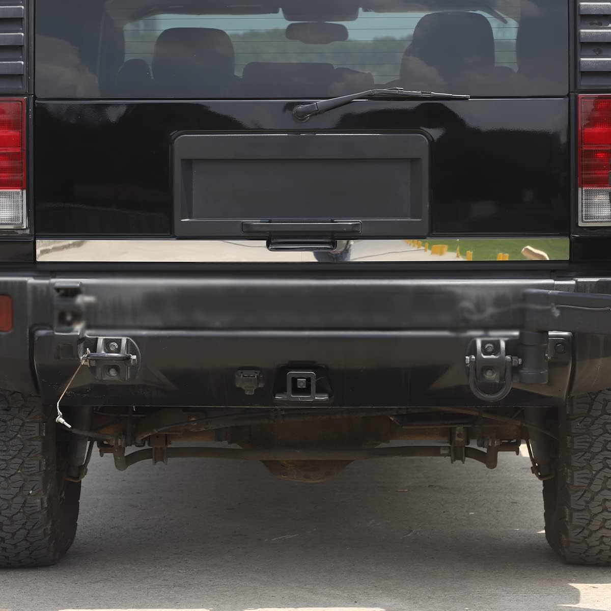 Stainless Tail Rear Gate Panel Molding Trim Kit L14265