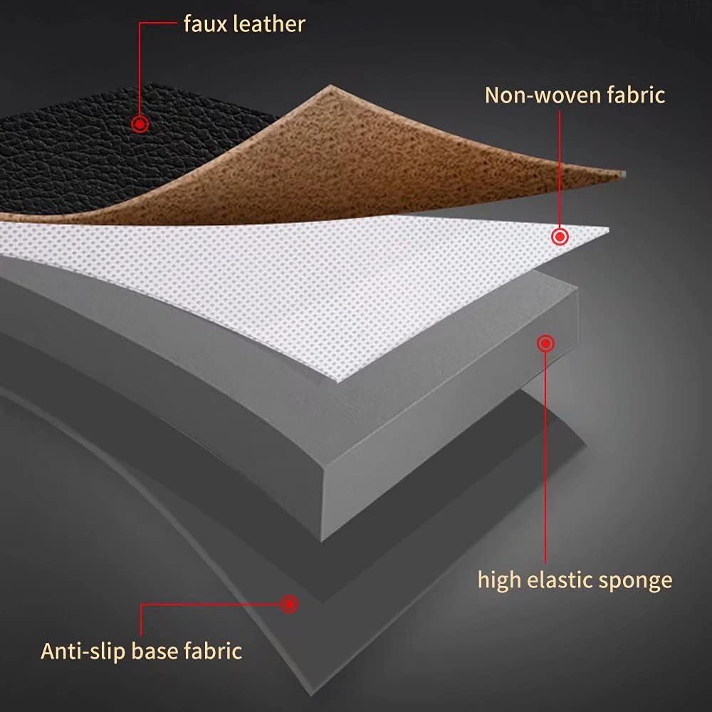 Waterproof Faux Leather Full Set Car Seat Covers C822