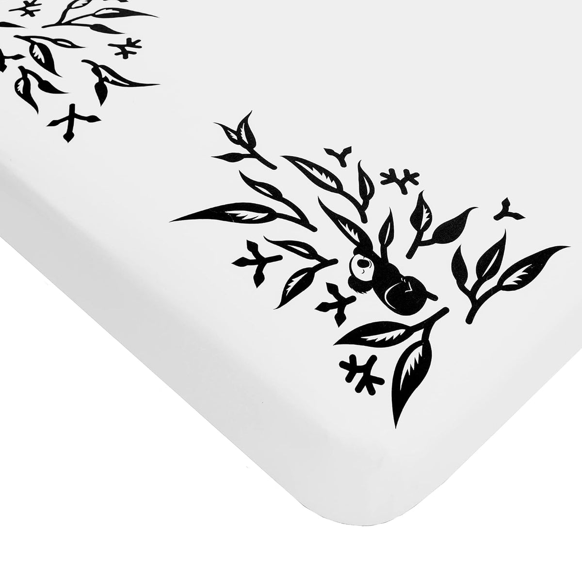 100% Cotton Fitted Sheets, Pebble Grey and White, Two-Pack G613089