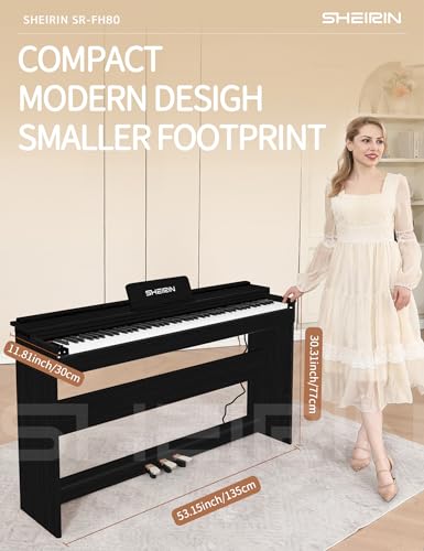 Beige Full Cover Digital Piano X359