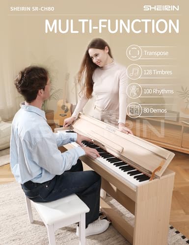 Beige Full Cover Digital Piano X359