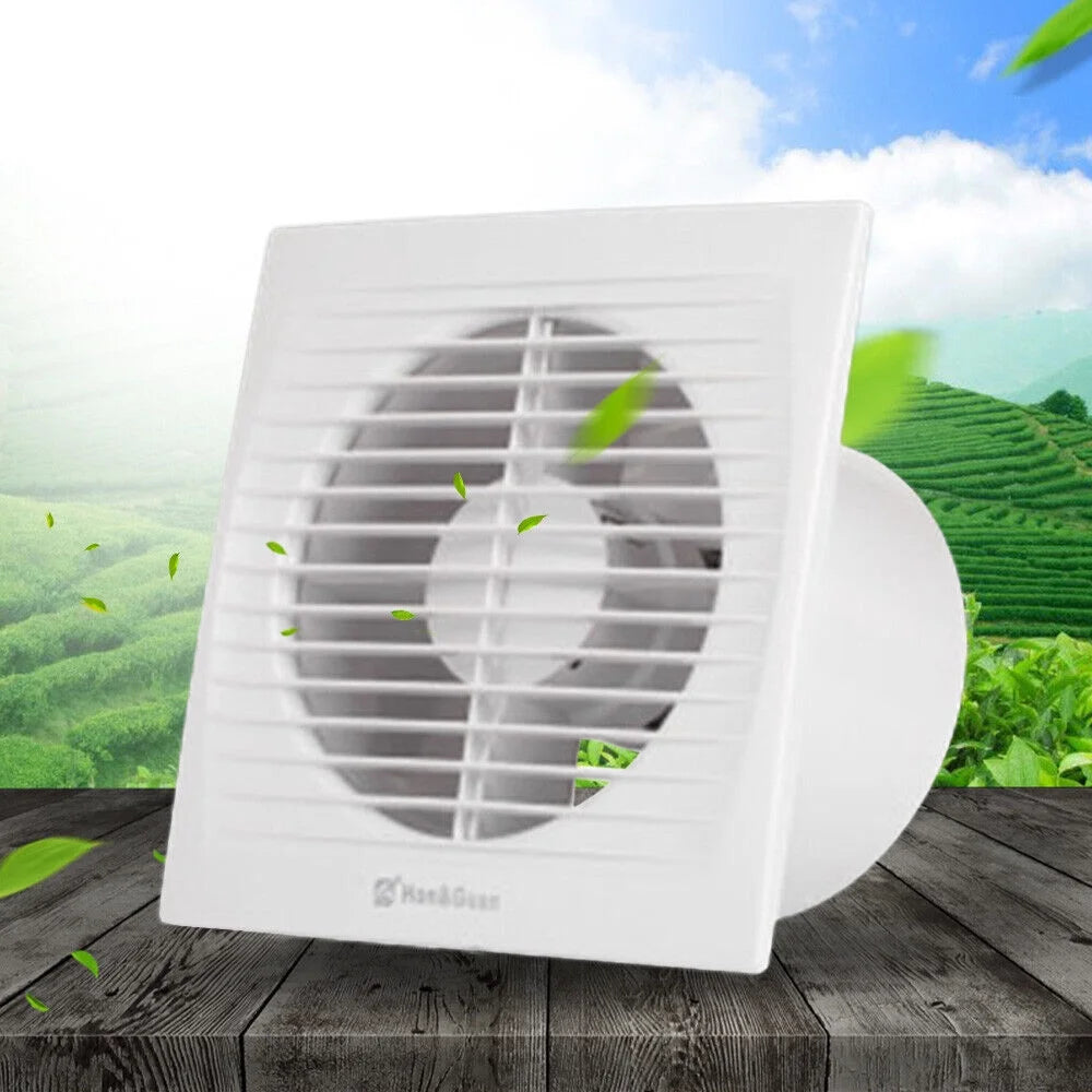 Wall-Mounted Square Exhaust Fan 6" Ventilation Extractor Fan 110V Y2002