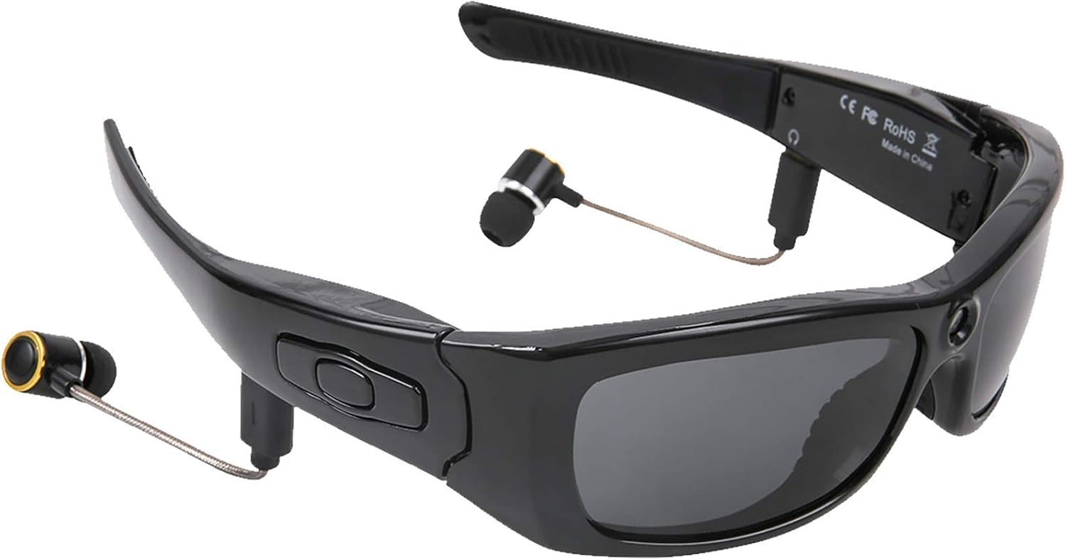 Bluetooth Sunglasses Camera Full HD 1080P Video Sunglasses Sports Action Camera with Polarized UV Protection Safety Lenses Z65083