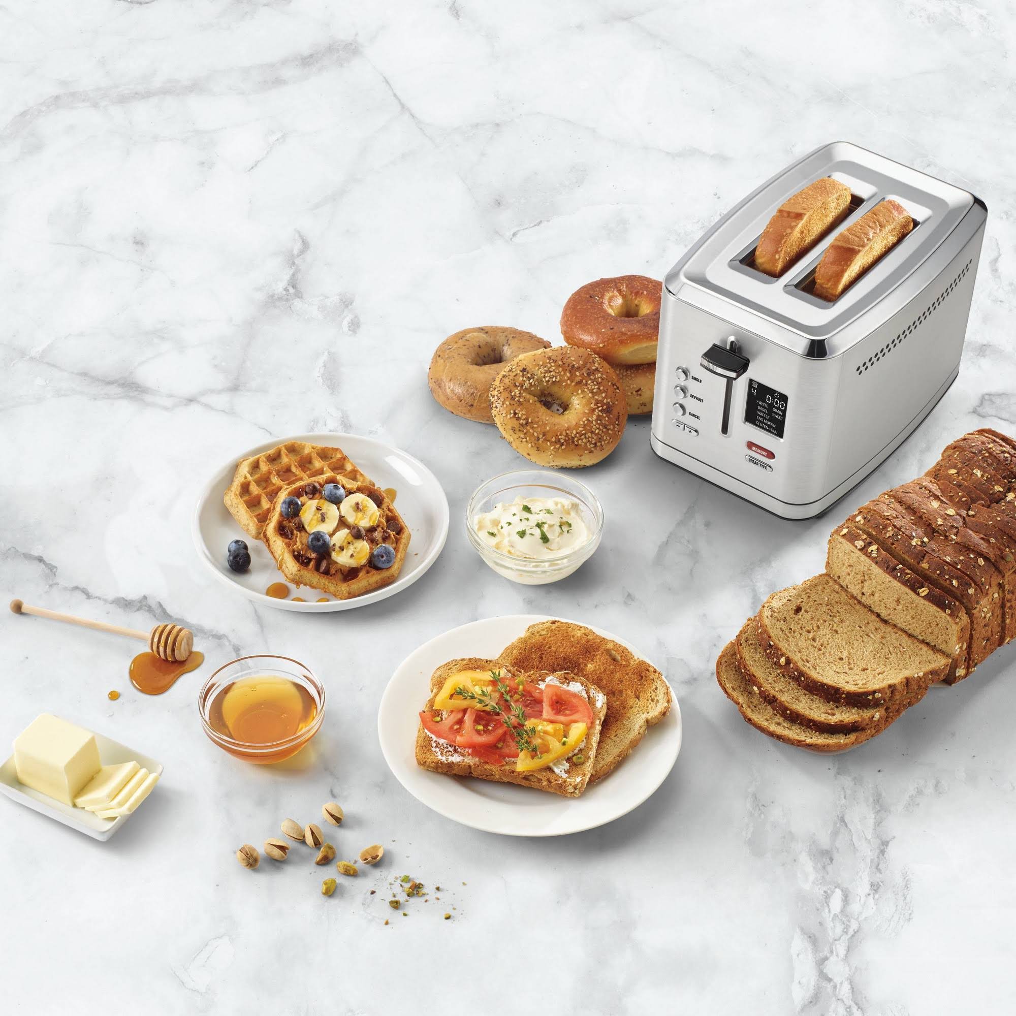 2-Slice Digital Toaster, Silver H98860