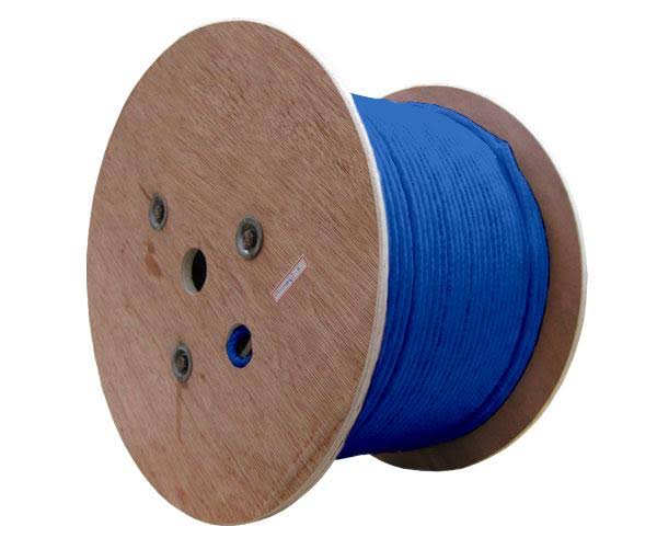 Cat6 Plenum Shielded CMP Solid Copper 23 AWG 1000ft Ethernet Cable I75027