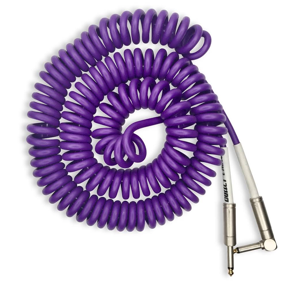Purple 30ft Coil Cable K4679
