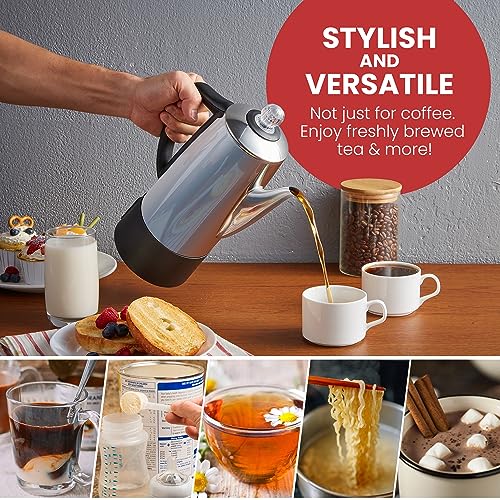 12-Cup Stainless Steel Electric Coffee Percolator W283