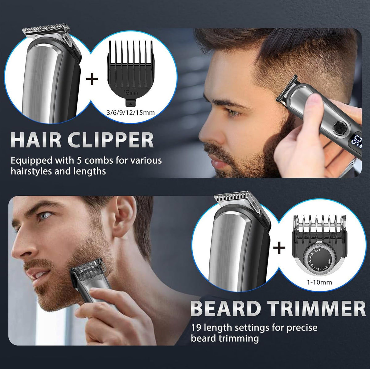 Cordless Rechargeable Electric Beard Trimmer I161
