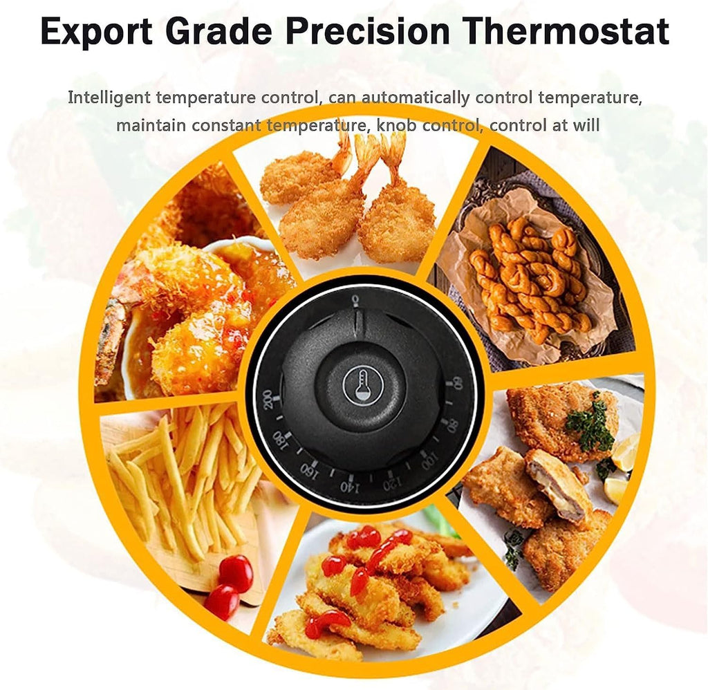 5000W Stainless Steel Electric Countertop Deep Fryer I663231