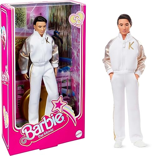 Ken in White and Gold Tracksuit Doll Z119178