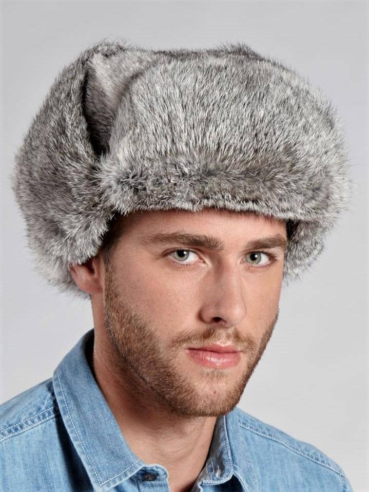 Grey Trapper Hat Q542