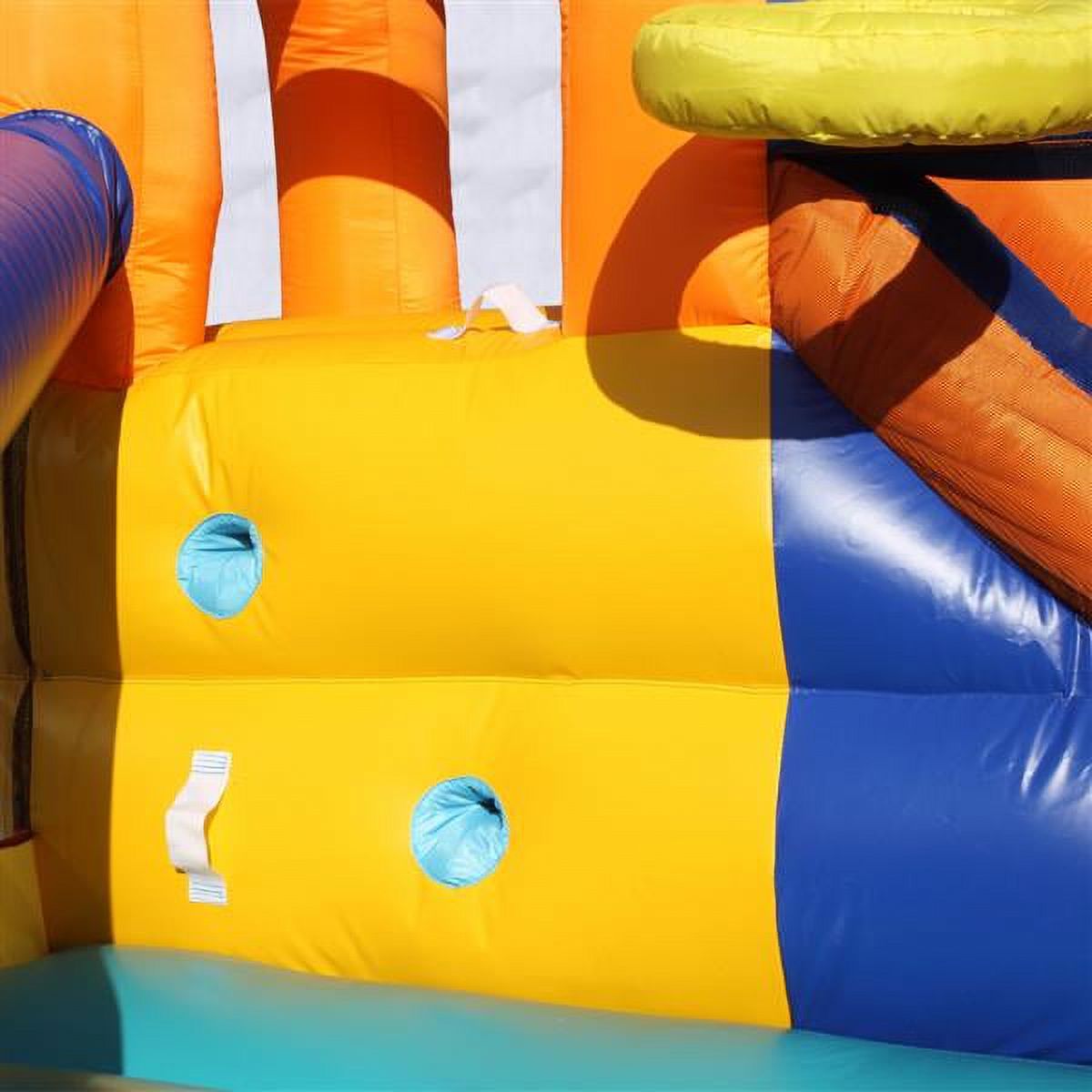 Inflatable Bounce House Slide Bouncer with Basketball Hoop Climbing Wall P819114