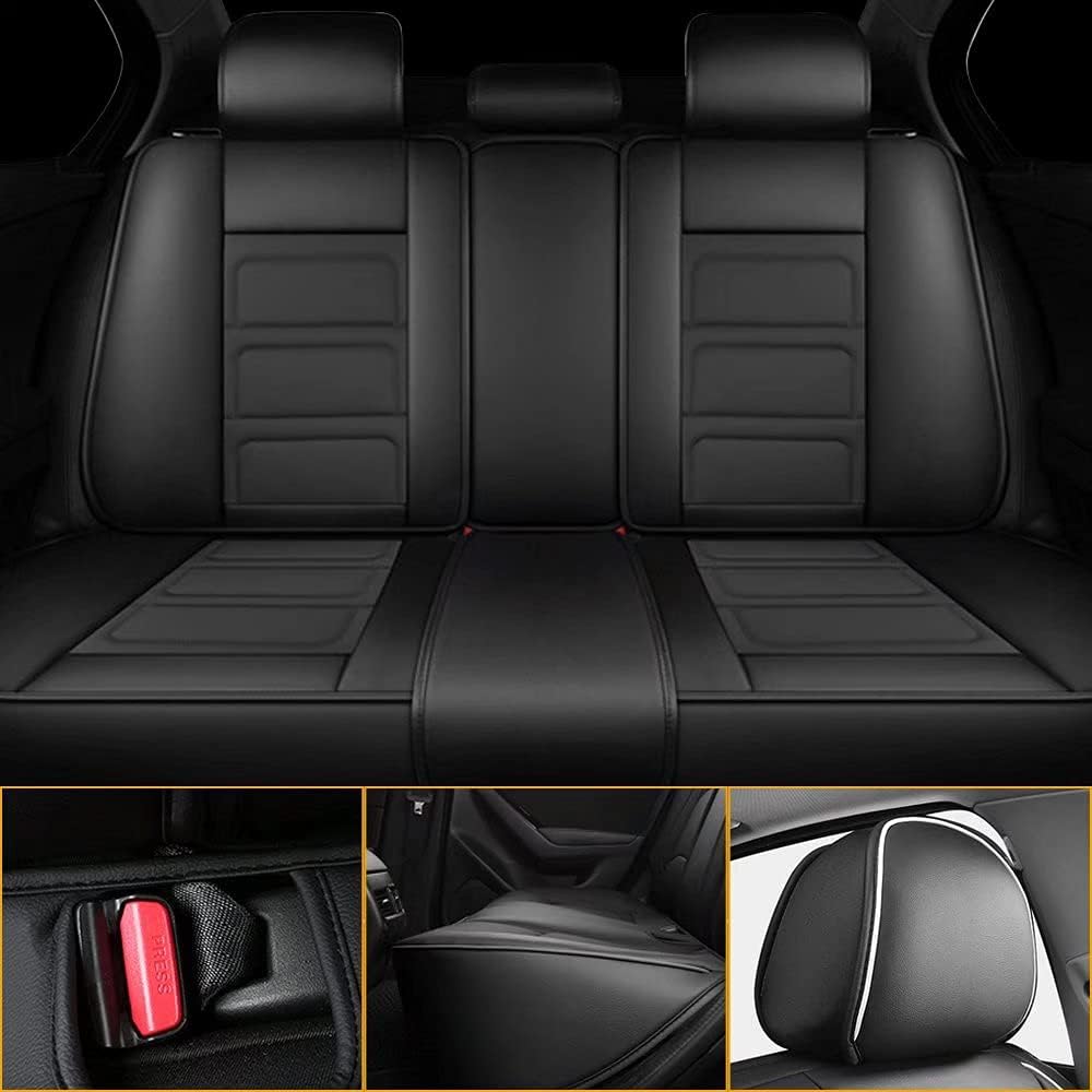 Waterproof Faux Leather Full Set Car Seat Covers C822