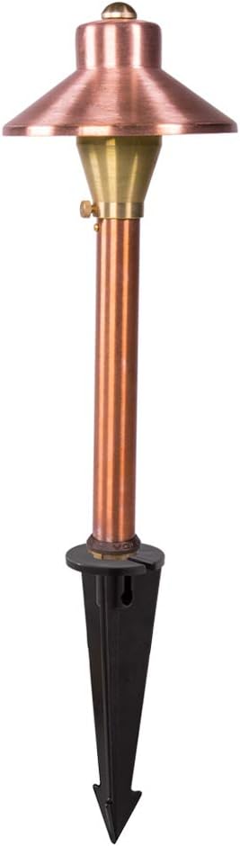 12V Copper Mini Path Light with LED Bulb M584556