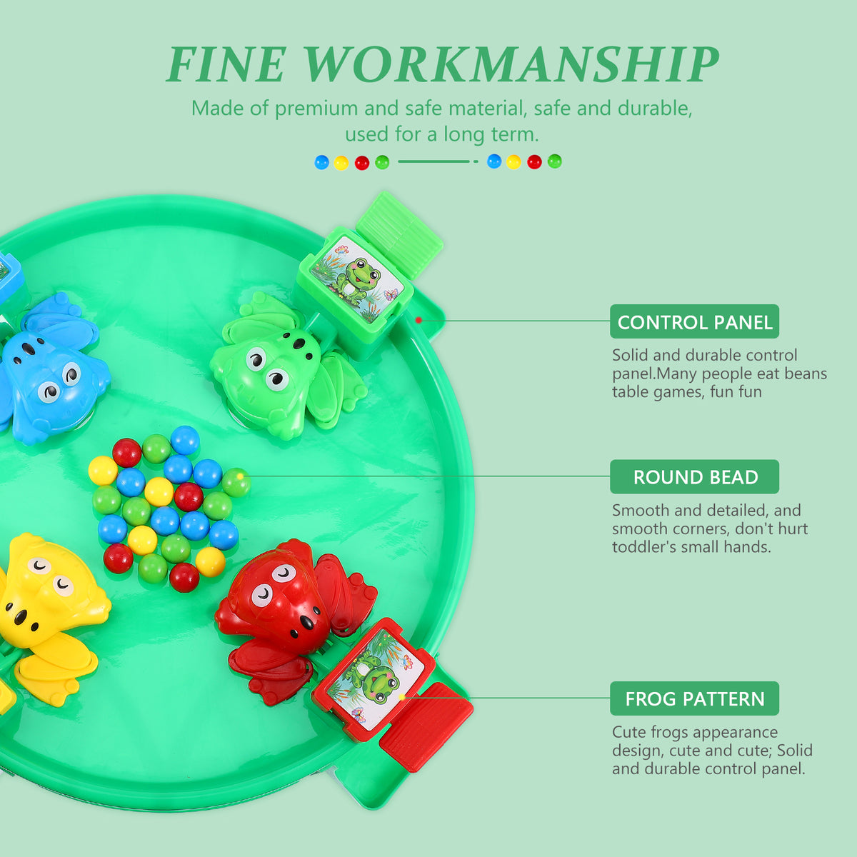 Eating Bean Frog Board Game J48403